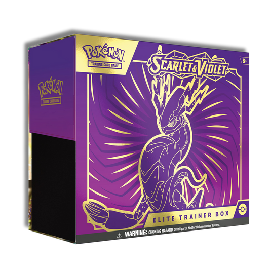 Caja de Entrenador Elite Escarlata y Purpura Miraidon - Inglés 🇬🇧